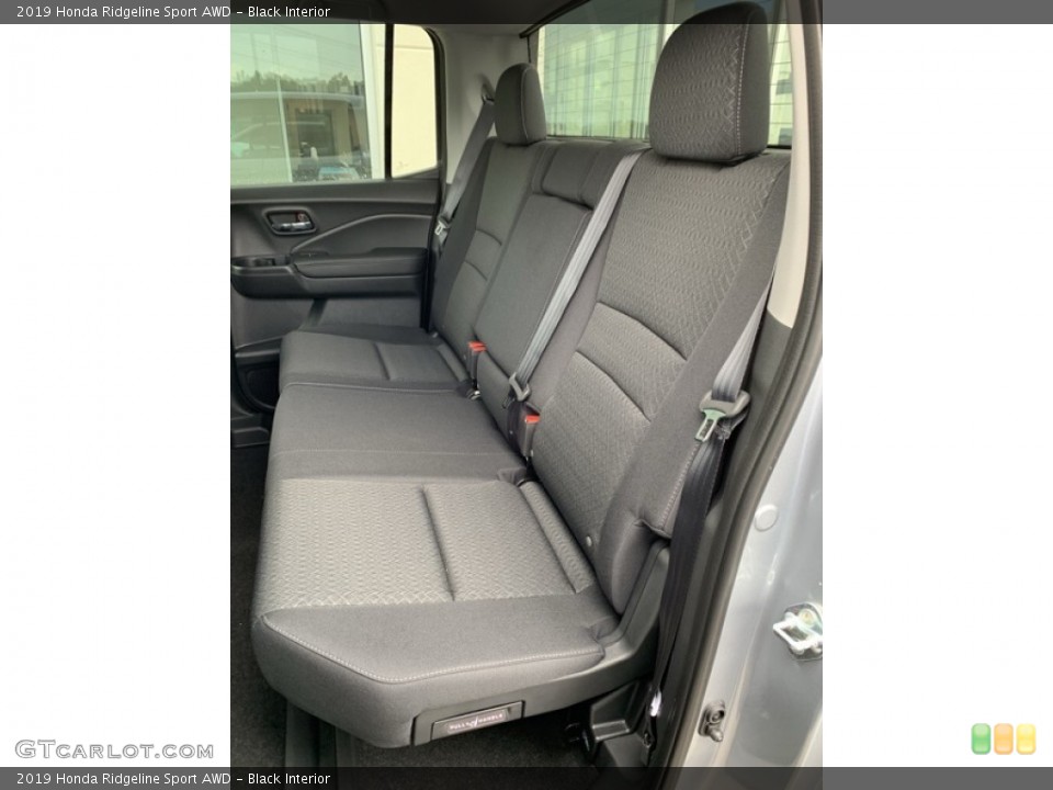 Black Interior Rear Seat for the 2019 Honda Ridgeline Sport AWD #133582810