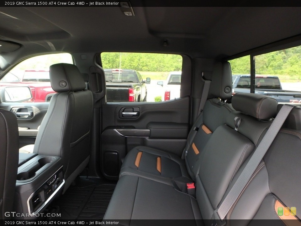 Jet Black Interior Rear Seat for the 2019 GMC Sierra 1500 AT4 Crew Cab 4WD #133587376