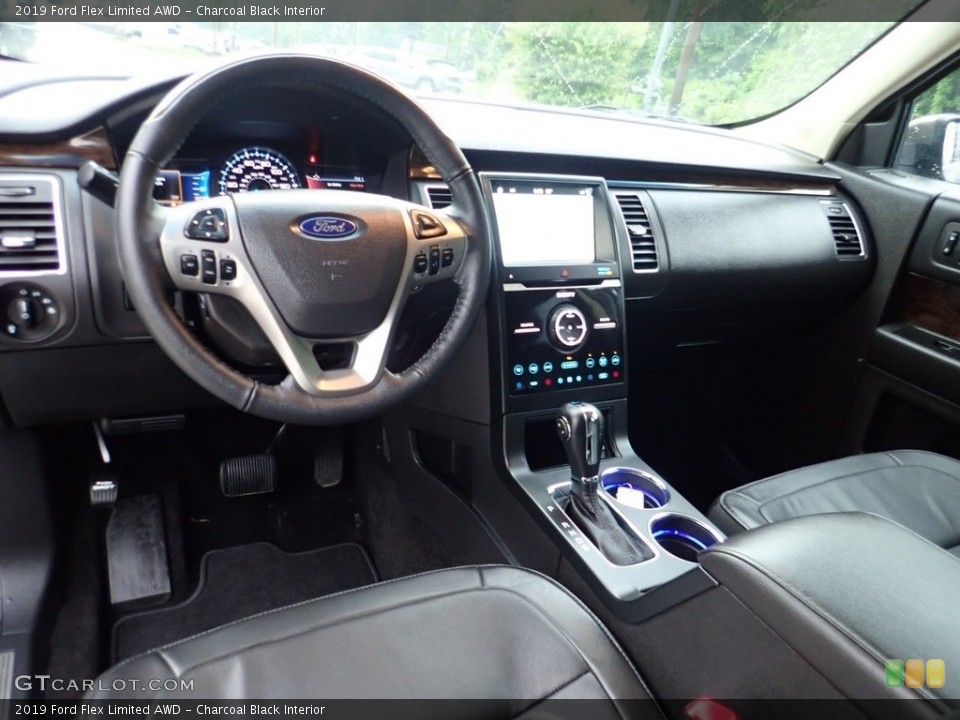 Charcoal Black Interior Dashboard for the 2019 Ford Flex Limited AWD #133606289