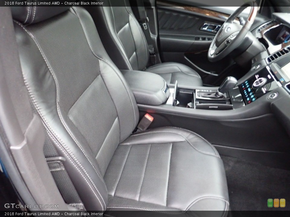 Charcoal Black Interior Front Seat for the 2018 Ford Taurus Limited AWD #133606694