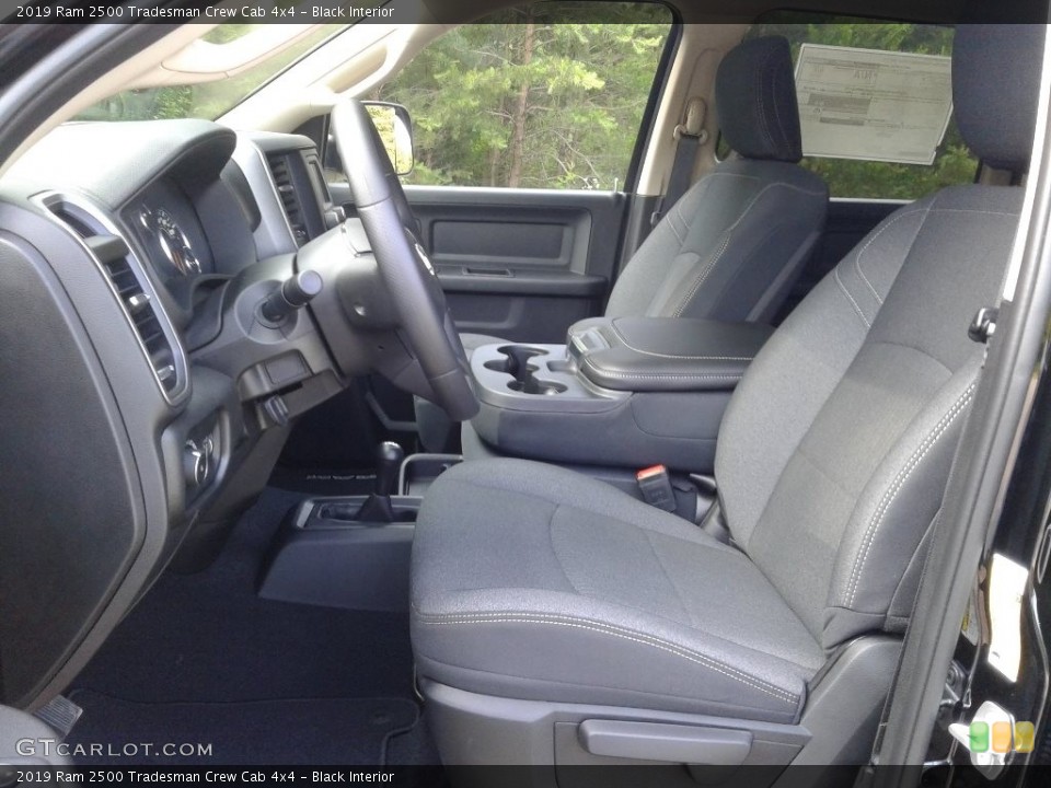 Black Interior Front Seat for the 2019 Ram 2500 Tradesman Crew Cab 4x4 #133610621