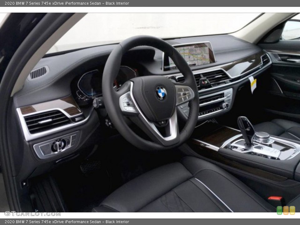 Black Interior Front Seat for the 2020 BMW 7 Series 745e xDrive iPerformance Sedan #133617578