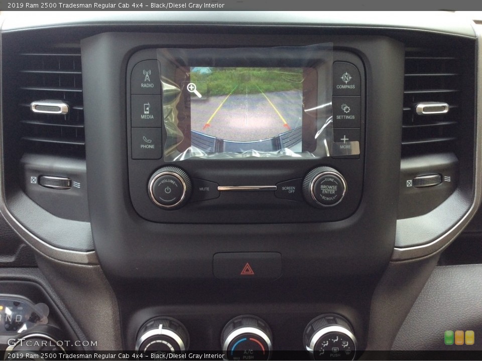 Black/Diesel Gray Interior Controls for the 2019 Ram 2500 Tradesman Regular Cab 4x4 #133633230