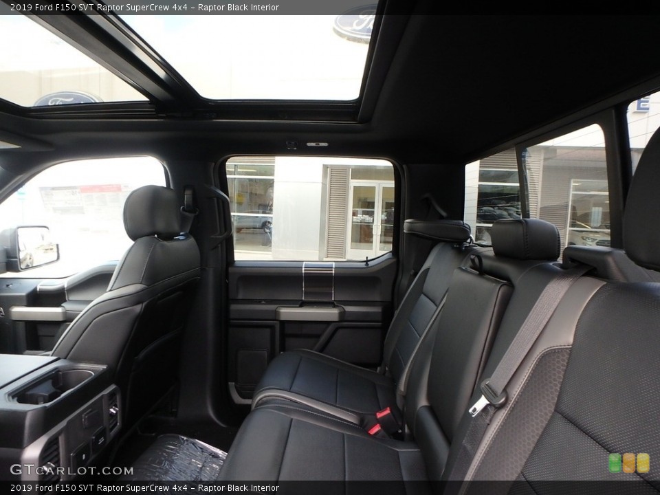 Raptor Black Interior Rear Seat for the 2019 Ford F150 SVT Raptor SuperCrew 4x4 #133635772