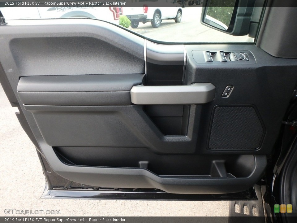 Raptor Black Interior Door Panel for the 2019 Ford F150 SVT Raptor SuperCrew 4x4 #133635820