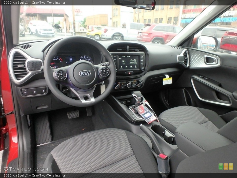 Gray Two-Tone Interior Photo for the 2020 Kia Soul LX #133637269