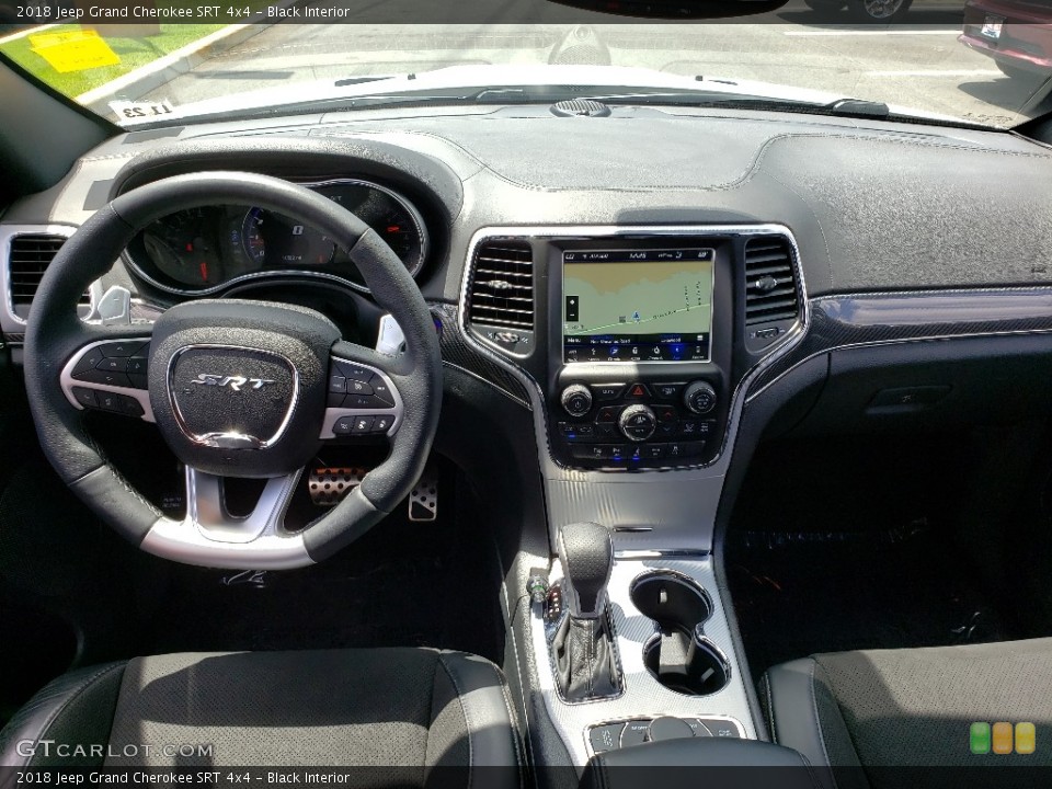Black Interior Dashboard for the 2018 Jeep Grand Cherokee SRT 4x4 #133638979