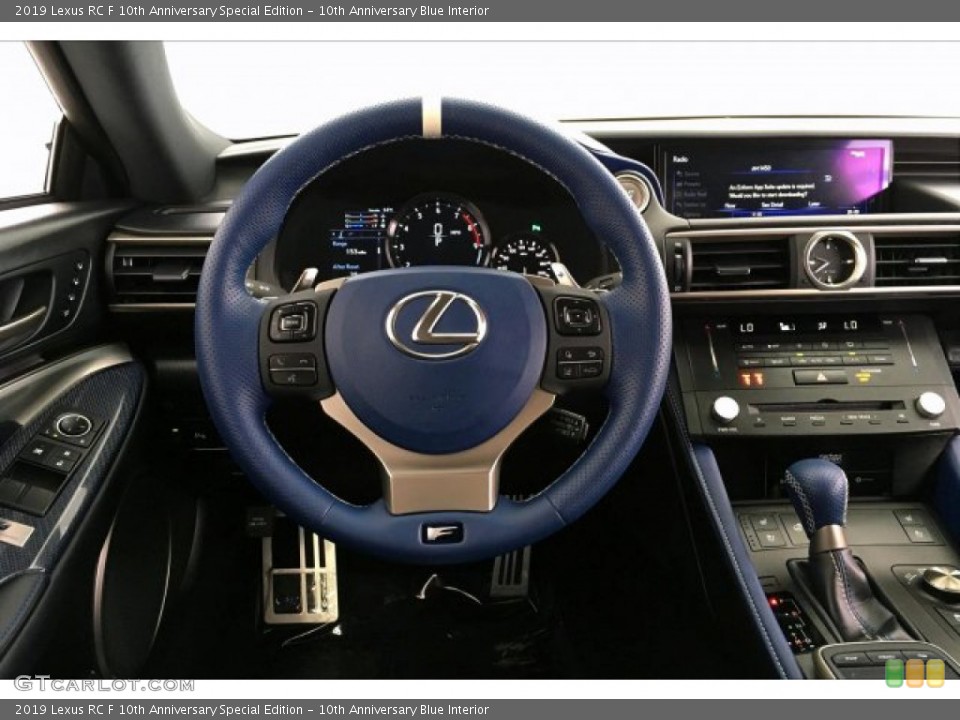 10th Anniversary Blue Interior Steering Wheel for the 2019 Lexus RC F 10th Anniversary Special Edition #133639690