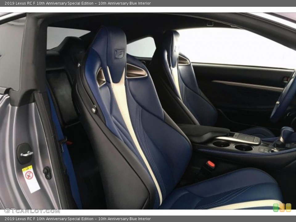 10th Anniversary Blue 2019 Lexus RC Interiors