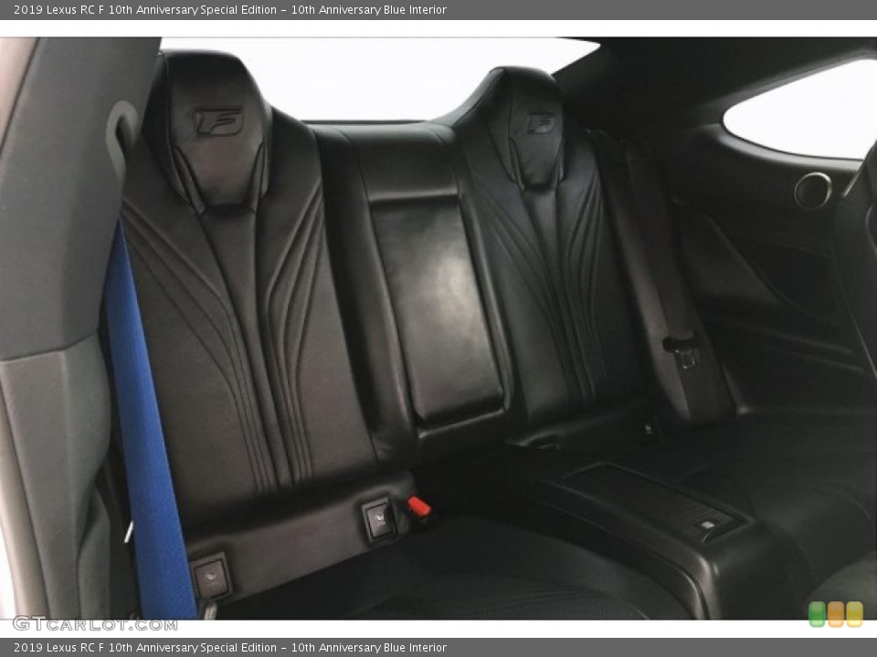 10th Anniversary Blue Interior Rear Seat for the 2019 Lexus RC F 10th Anniversary Special Edition #133639825