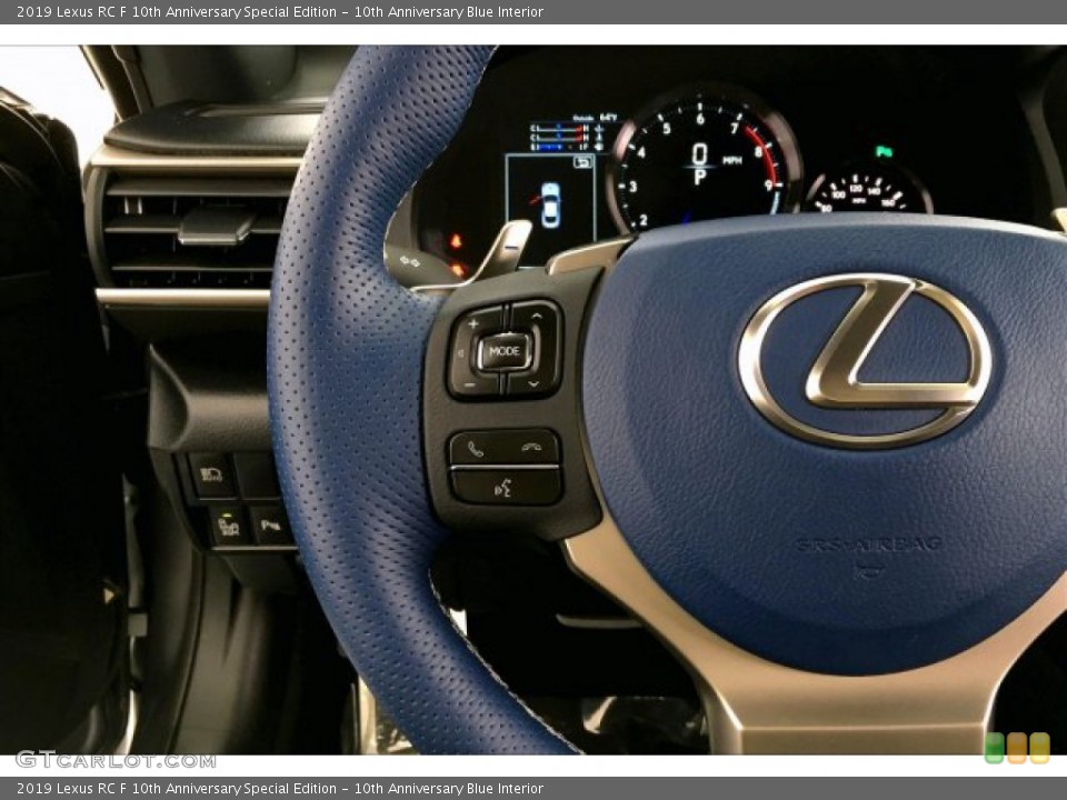 10th Anniversary Blue Interior Steering Wheel for the 2019 Lexus RC F 10th Anniversary Special Edition #133639903