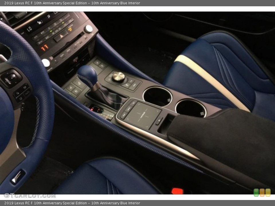 10th Anniversary Blue Interior Controls for the 2019 Lexus RC F 10th Anniversary Special Edition #133639975
