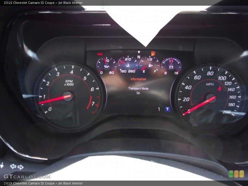 Jet Black Interior Gauges for the 2019 Chevrolet Camaro SS Coupe #133641943