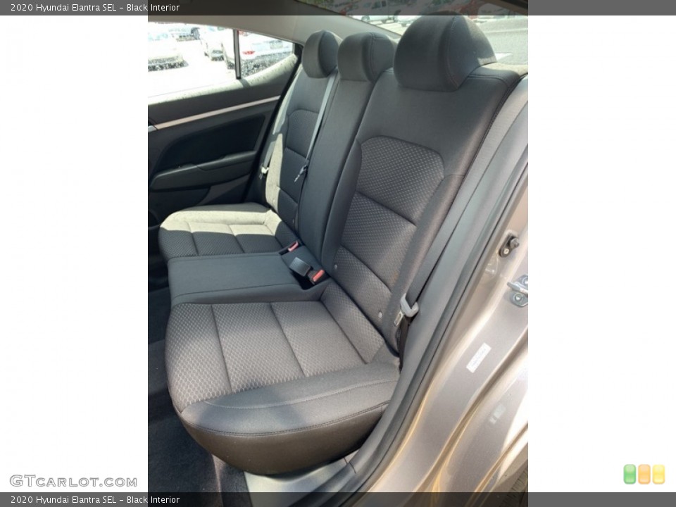Black Interior Rear Seat for the 2020 Hyundai Elantra SEL #133645333