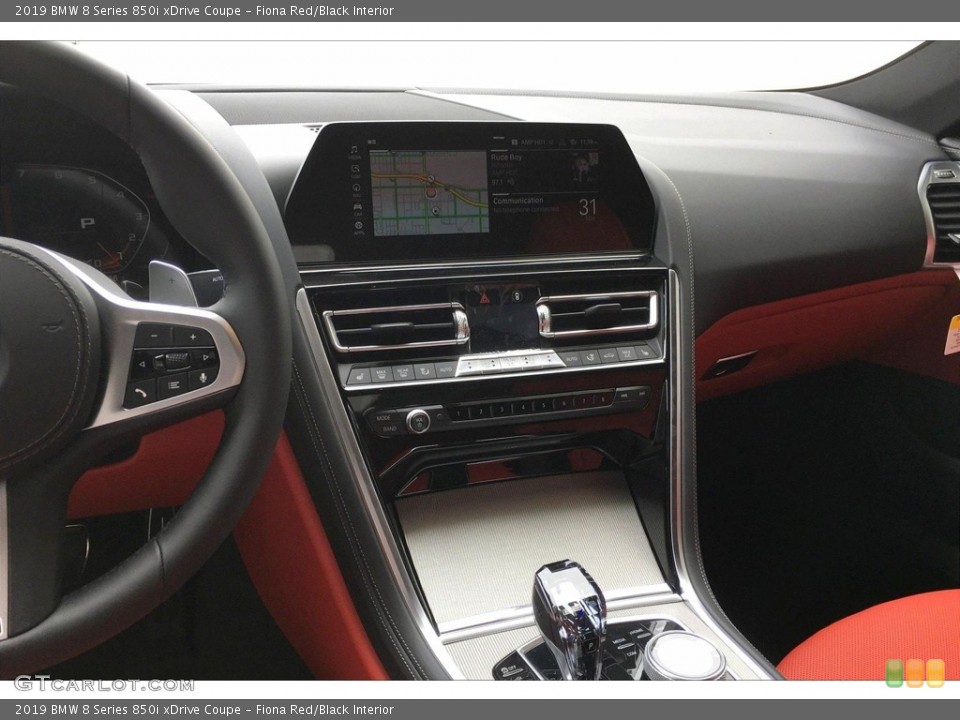 Fiona Red/Black Interior Controls for the 2019 BMW 8 Series 850i xDrive Coupe #133649325