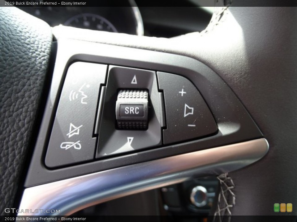 Ebony Interior Steering Wheel for the 2019 Buick Encore Preferred #133650420
