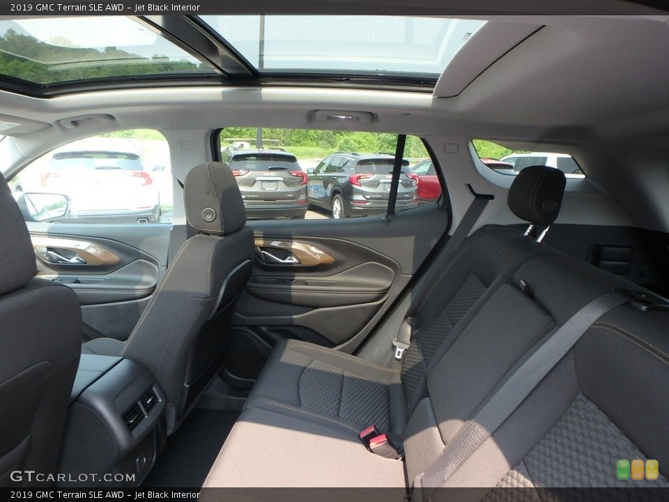 Jet Black Interior Rear Seat for the 2019 GMC Terrain SLE AWD #133650534