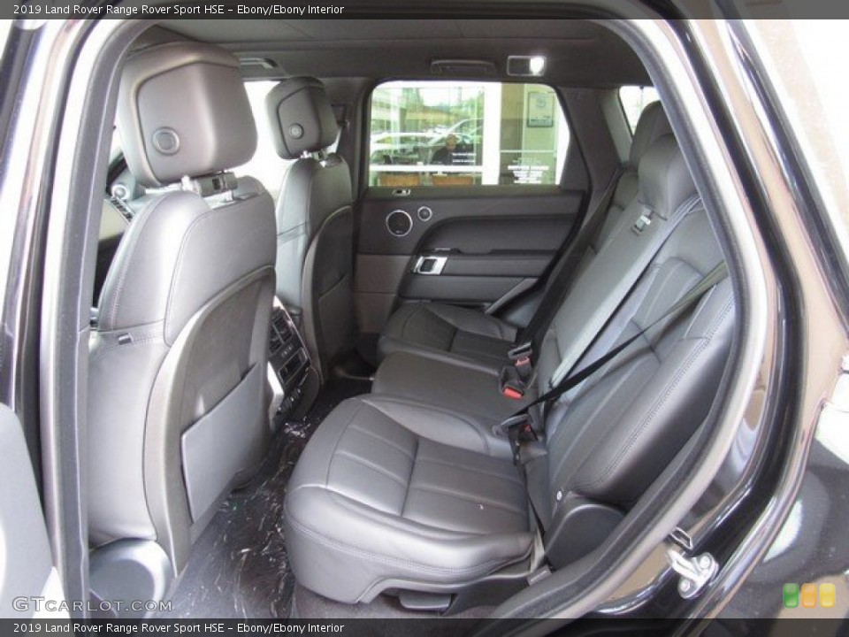 Ebony/Ebony Interior Rear Seat for the 2019 Land Rover Range Rover Sport HSE #133657514