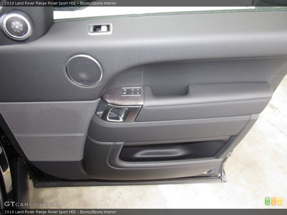 Ebony/Ebony Interior Door Panel for the 2019 Land Rover Range Rover Sport HSE #133657613