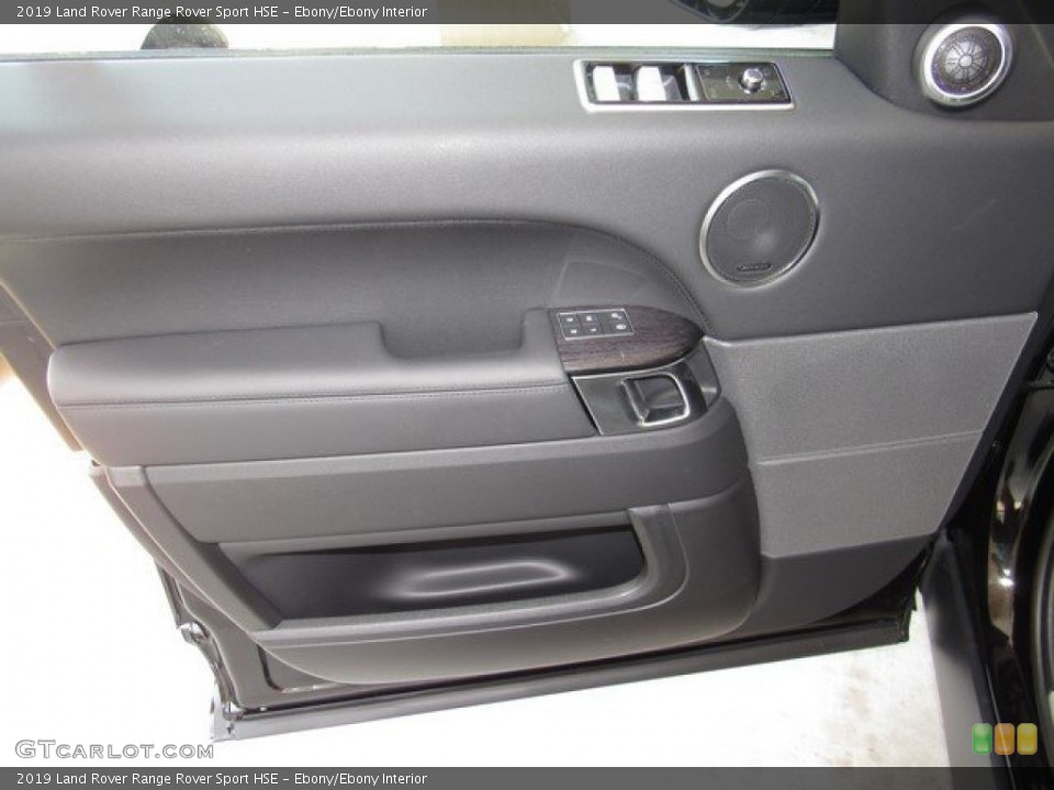 Ebony/Ebony Interior Door Panel for the 2019 Land Rover Range Rover Sport HSE #133657654