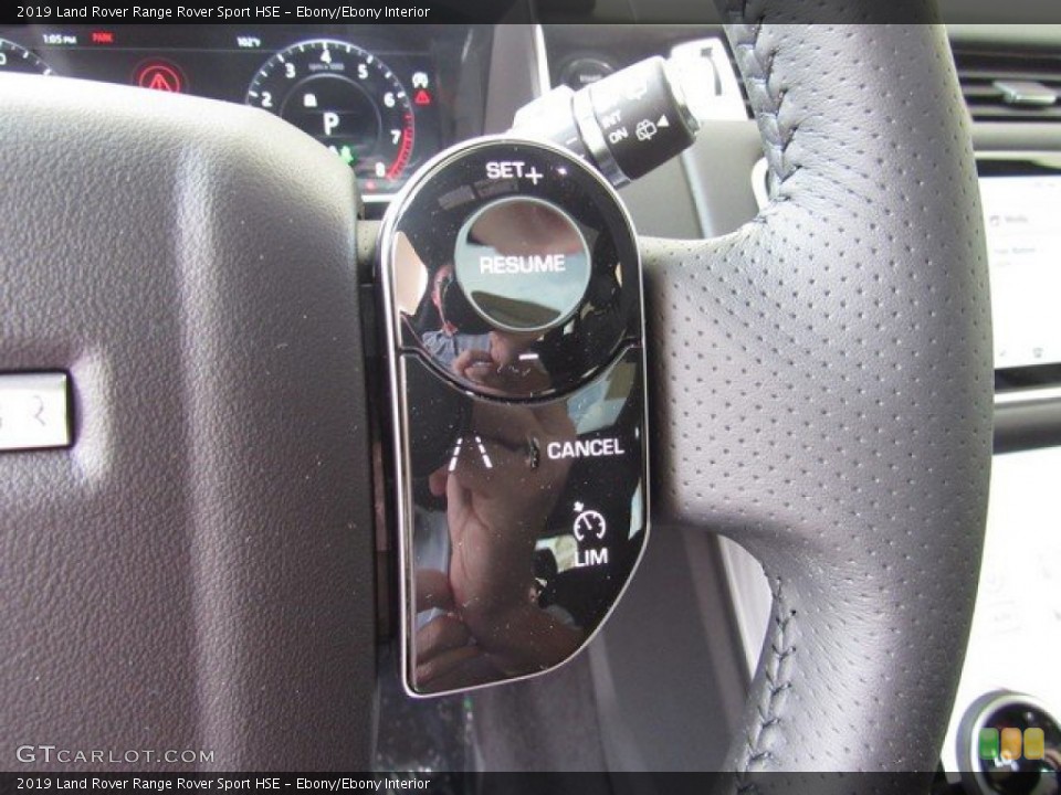 Ebony/Ebony Interior Steering Wheel for the 2019 Land Rover Range Rover Sport HSE #133657724