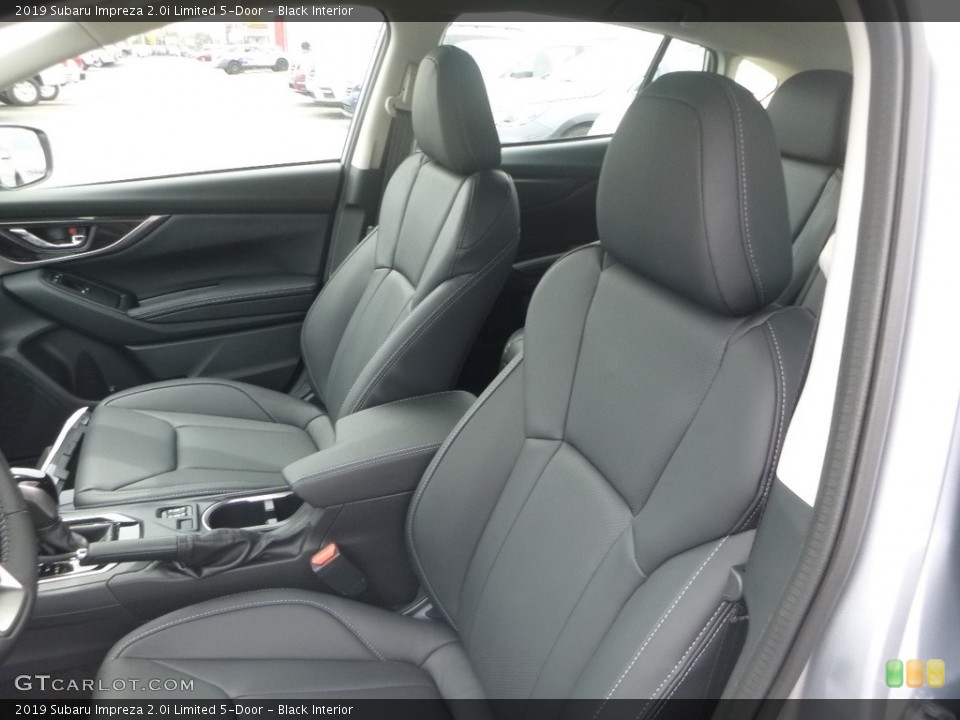 Black Interior Front Seat for the 2019 Subaru Impreza 2.0i Limited 5-Door #133668139