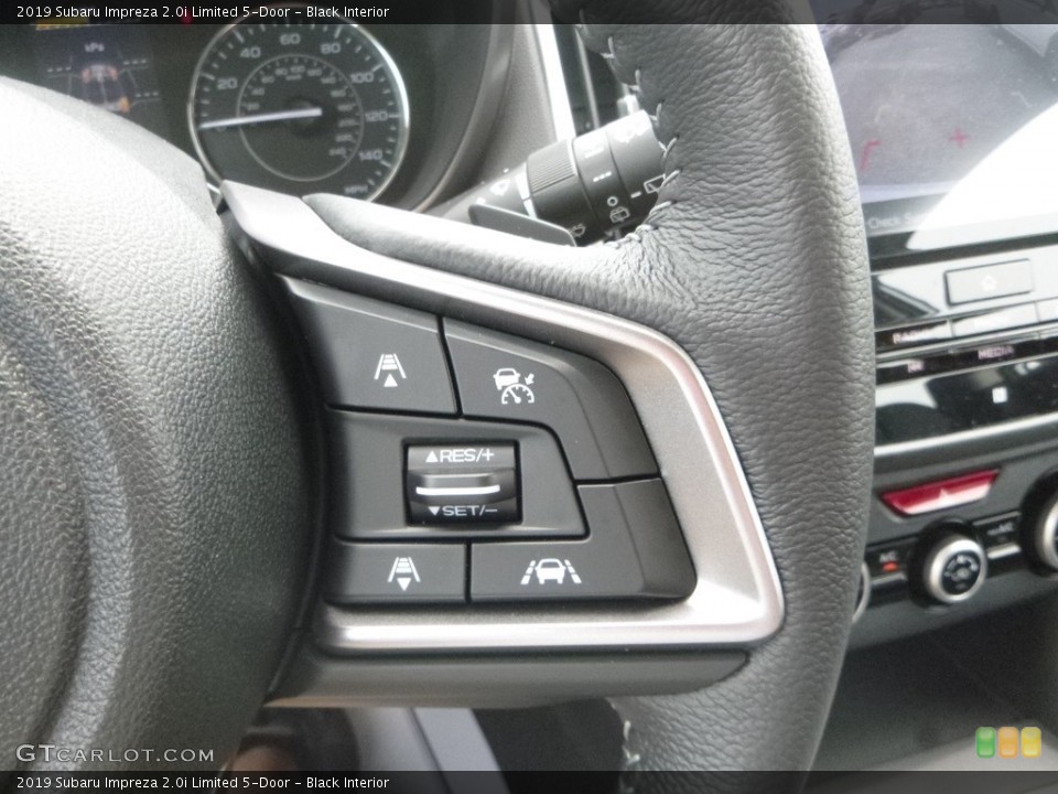 Black Interior Steering Wheel for the 2019 Subaru Impreza 2.0i Limited 5-Door #133668247