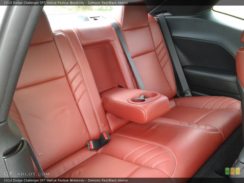 Demonic Red/Black Interior Rear Seat for the 2019 Dodge Challenger SRT Hellcat Redeye Widebody #133670719