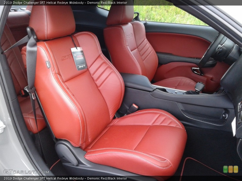 Demonic Red/Black Interior Front Seat for the 2019 Dodge Challenger SRT Hellcat Redeye Widebody #133670743