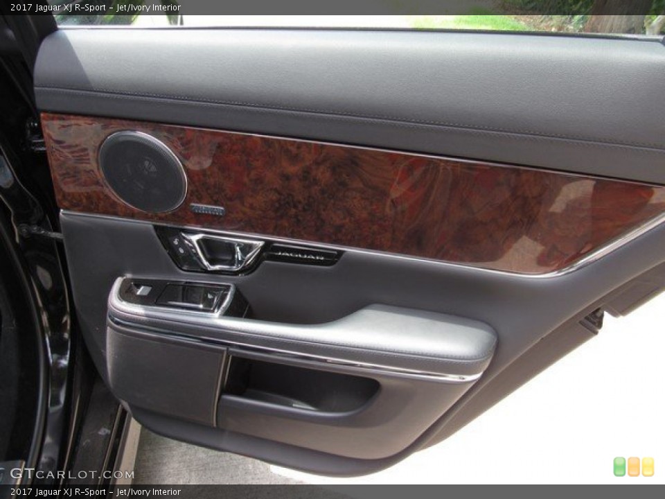 Jet/Ivory Interior Door Panel for the 2017 Jaguar XJ R-Sport #133679961