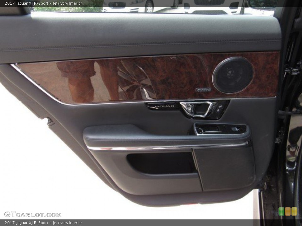 Jet/Ivory Interior Door Panel for the 2017 Jaguar XJ R-Sport #133679985