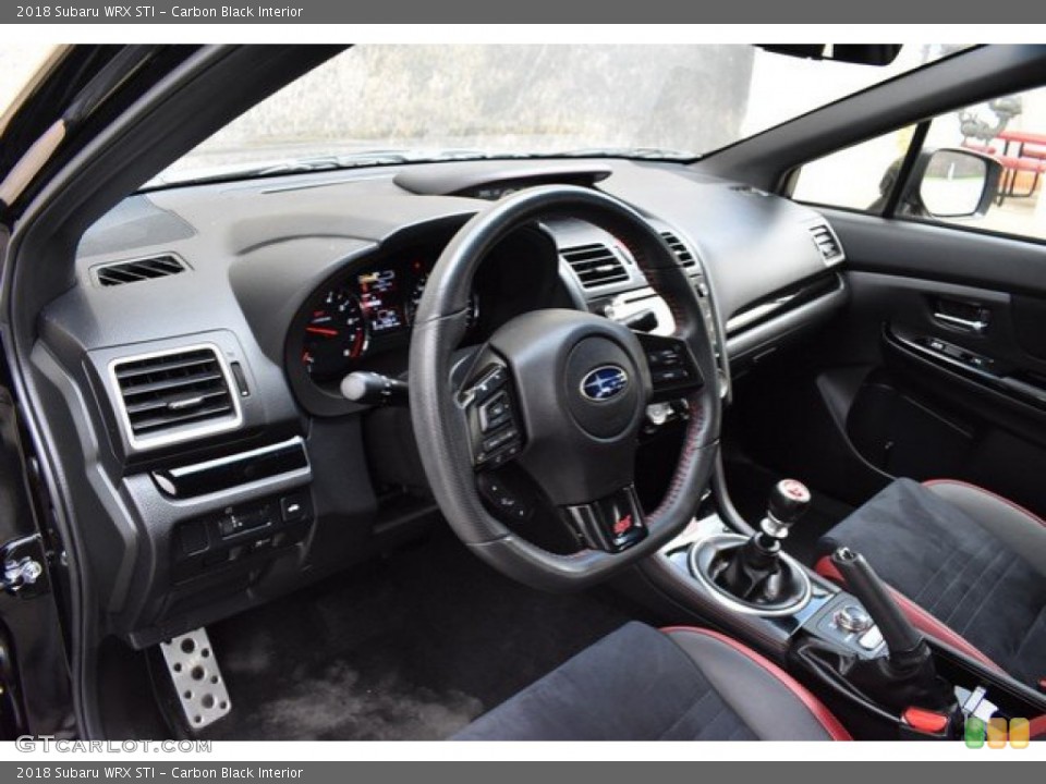 Carbon Black Interior Front Seat for the 2018 Subaru WRX STI #133690833