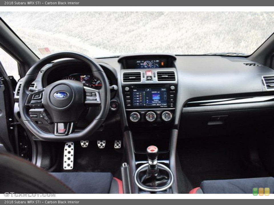 Carbon Black Interior Dashboard for the 2018 Subaru WRX STI #133690884