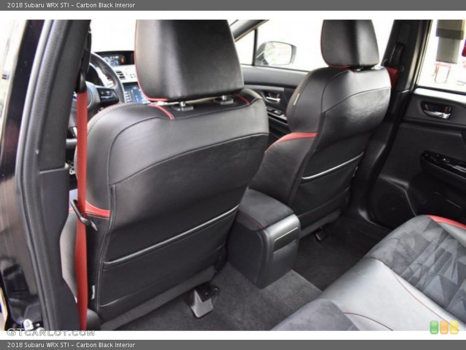 Carbon Black Interior Rear Seat for the 2018 Subaru WRX STI #133690977