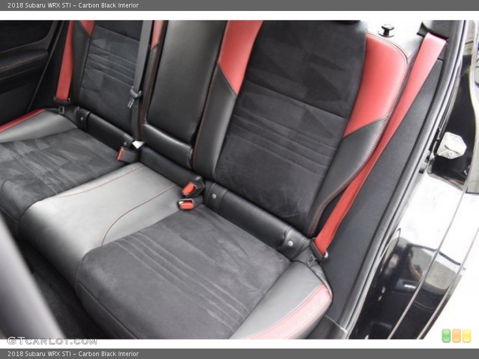 Carbon Black Interior Rear Seat for the 2018 Subaru WRX STI #133691019