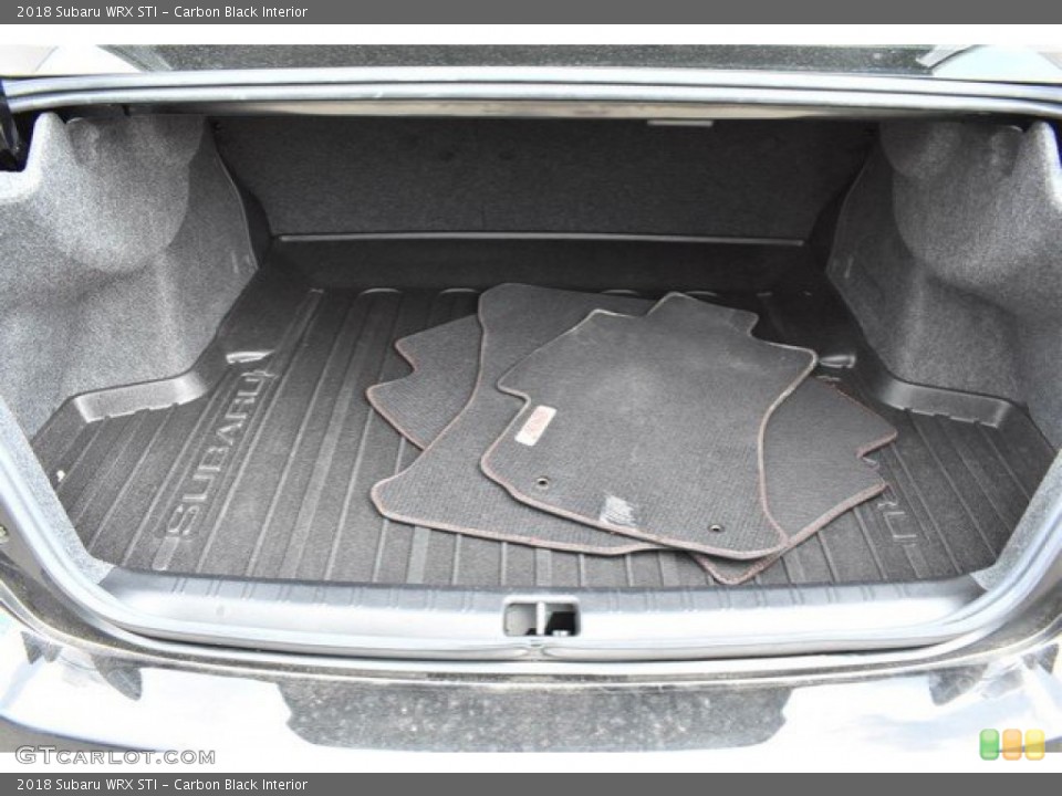 Carbon Black Interior Trunk for the 2018 Subaru WRX STI #133691085