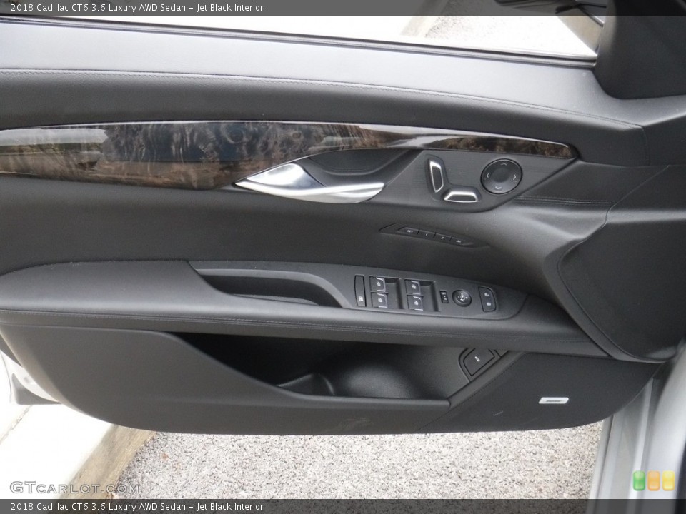 Jet Black Interior Door Panel for the 2018 Cadillac CT6 3.6 Luxury AWD Sedan #133696172