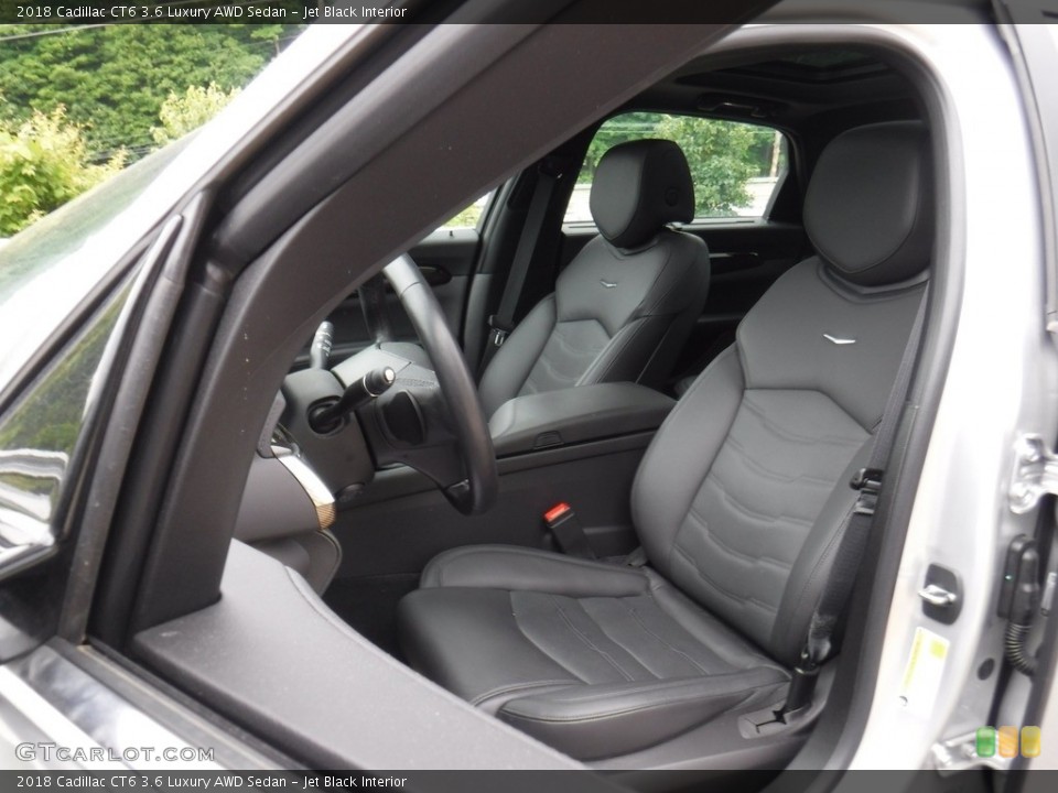 Jet Black Interior Front Seat for the 2018 Cadillac CT6 3.6 Luxury AWD Sedan #133696241