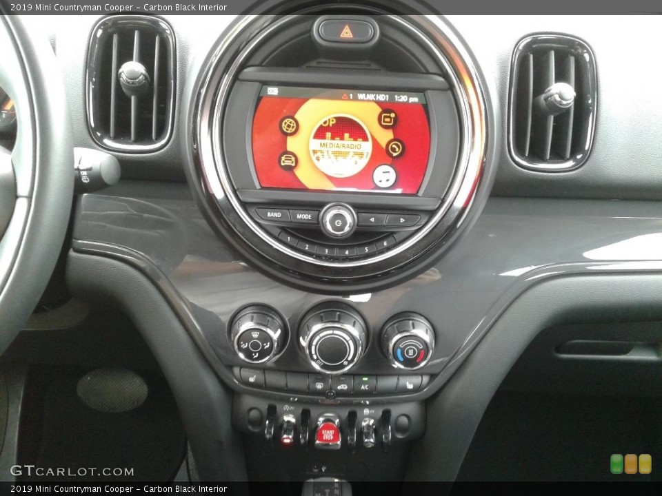 Carbon Black Interior Controls for the 2019 Mini Countryman Cooper #133700995