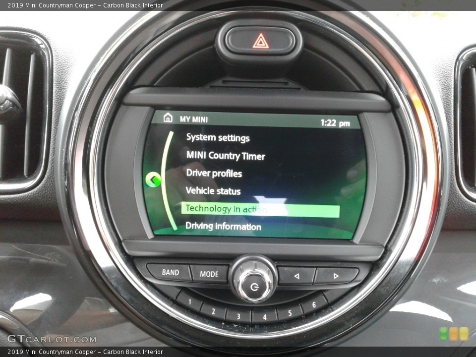 Carbon Black Interior Controls for the 2019 Mini Countryman Cooper #133701093