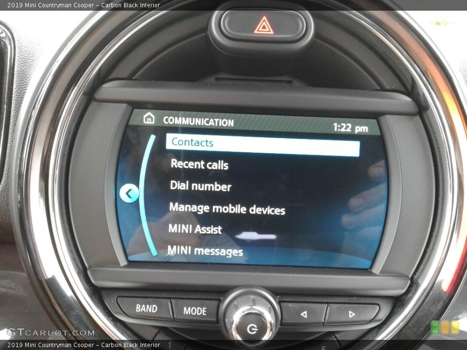 Carbon Black Interior Controls for the 2019 Mini Countryman Cooper #133701124