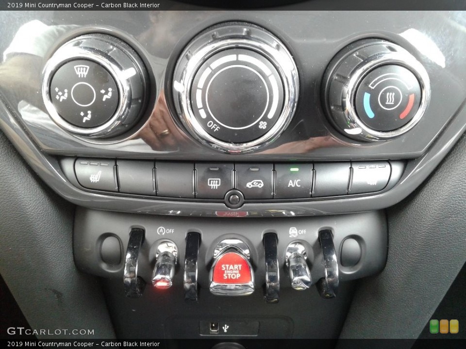 Carbon Black Interior Controls for the 2019 Mini Countryman Cooper #133701162