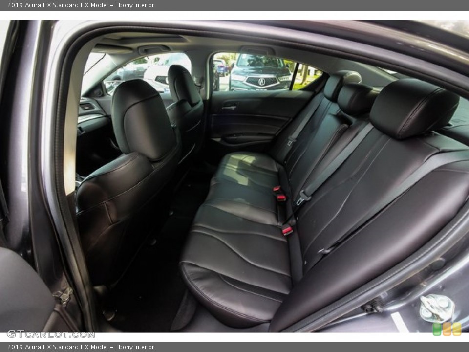 Ebony Interior Rear Seat for the 2019 Acura ILX  #133701885