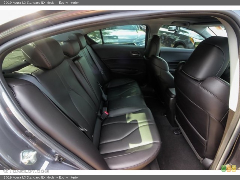 Ebony Interior Rear Seat for the 2019 Acura ILX  #133701942