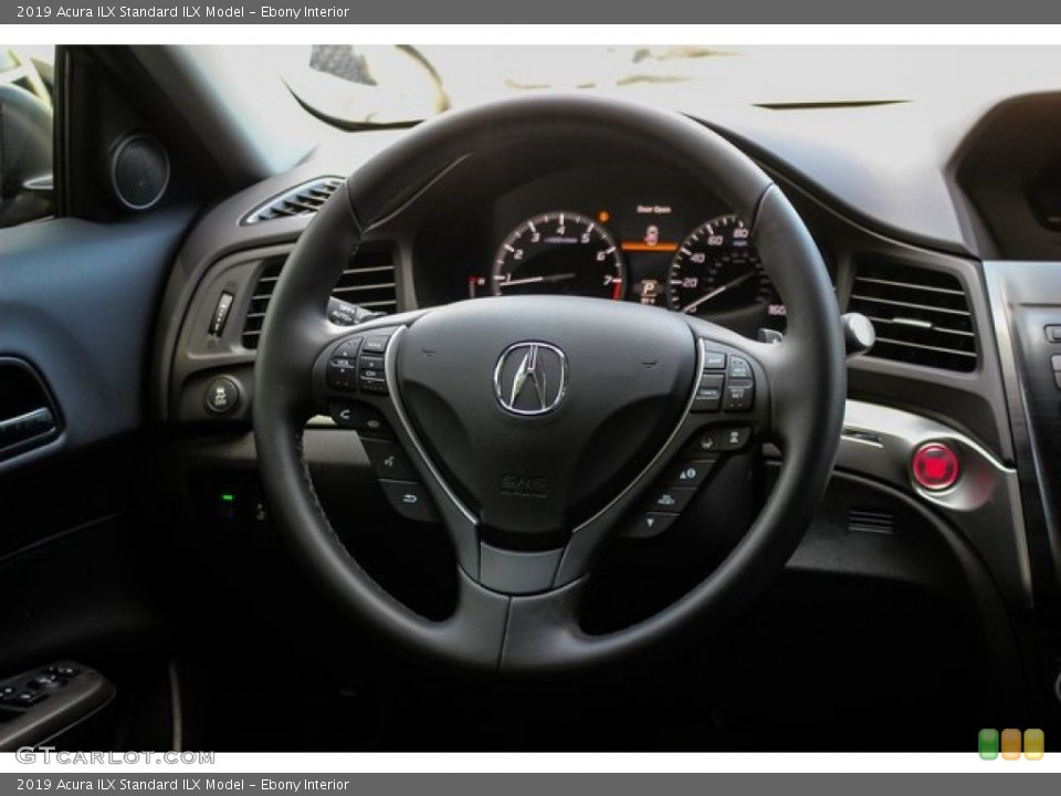 Ebony Interior Steering Wheel for the 2019 Acura ILX  #133702035