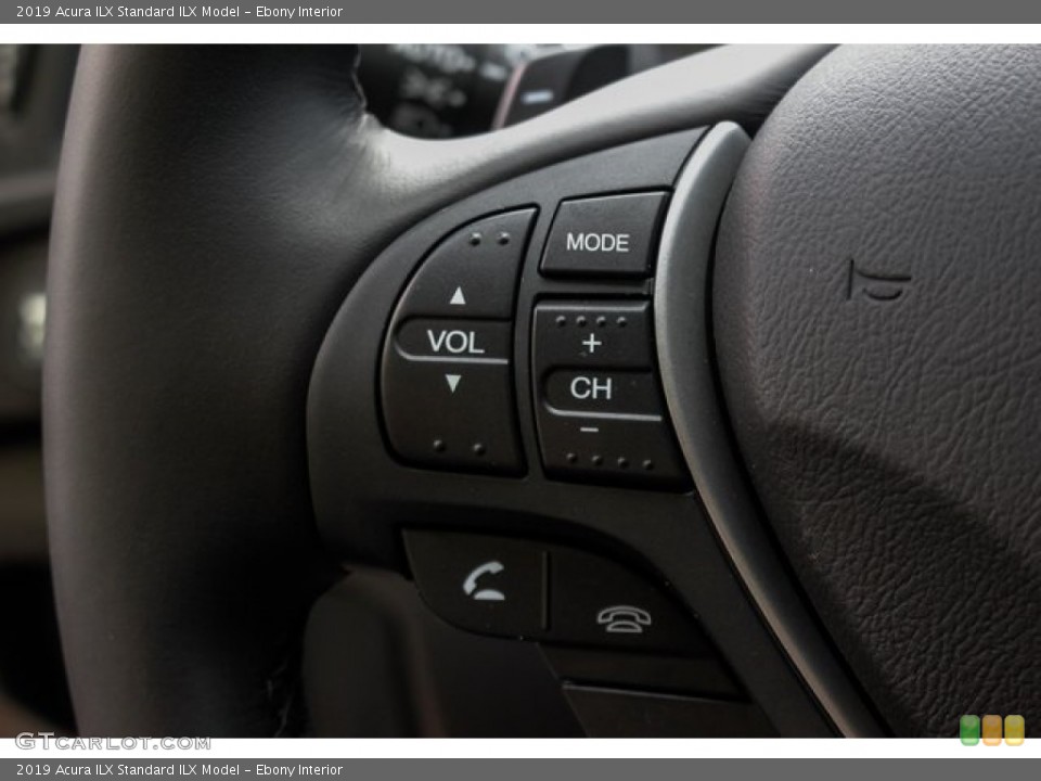 Ebony Interior Steering Wheel for the 2019 Acura ILX  #133702134