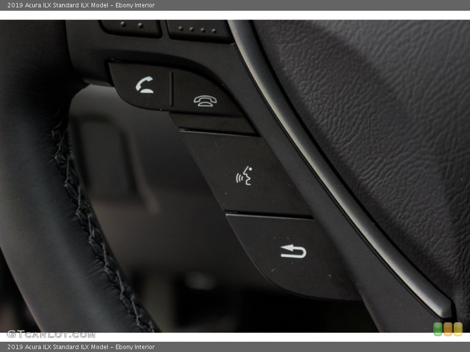 Ebony Interior Steering Wheel for the 2019 Acura ILX  #133702143