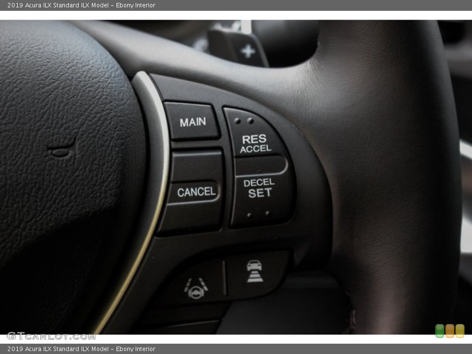 Ebony Interior Steering Wheel for the 2019 Acura ILX  #133702167