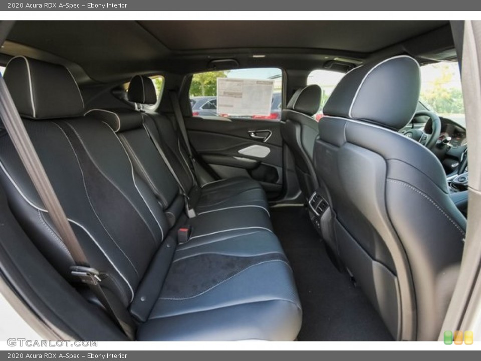 Ebony Interior Rear Seat for the 2020 Acura RDX A-Spec #133703493