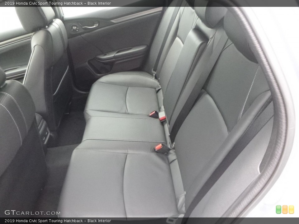 Black Interior Rear Seat for the 2019 Honda Civic Sport Touring Hatchback #133703538
